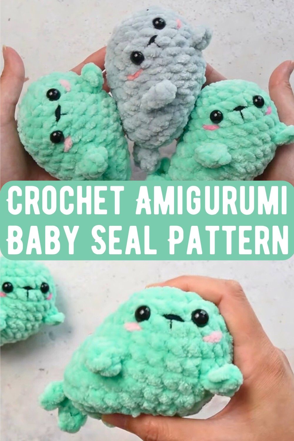 Crochet Amigurumi Baby Seal Pattern