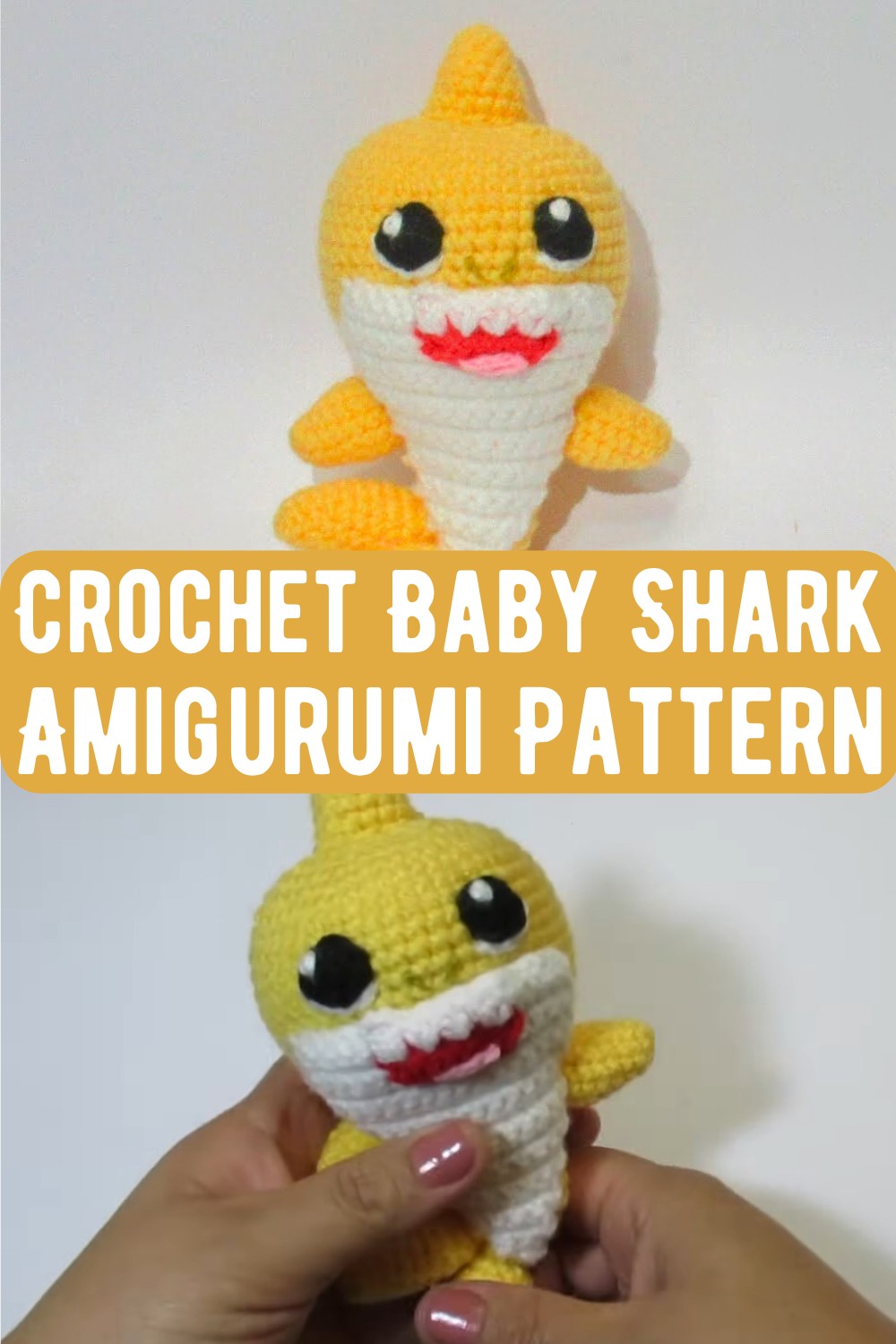 Crochet Baby Shark Amigurumi Pattern