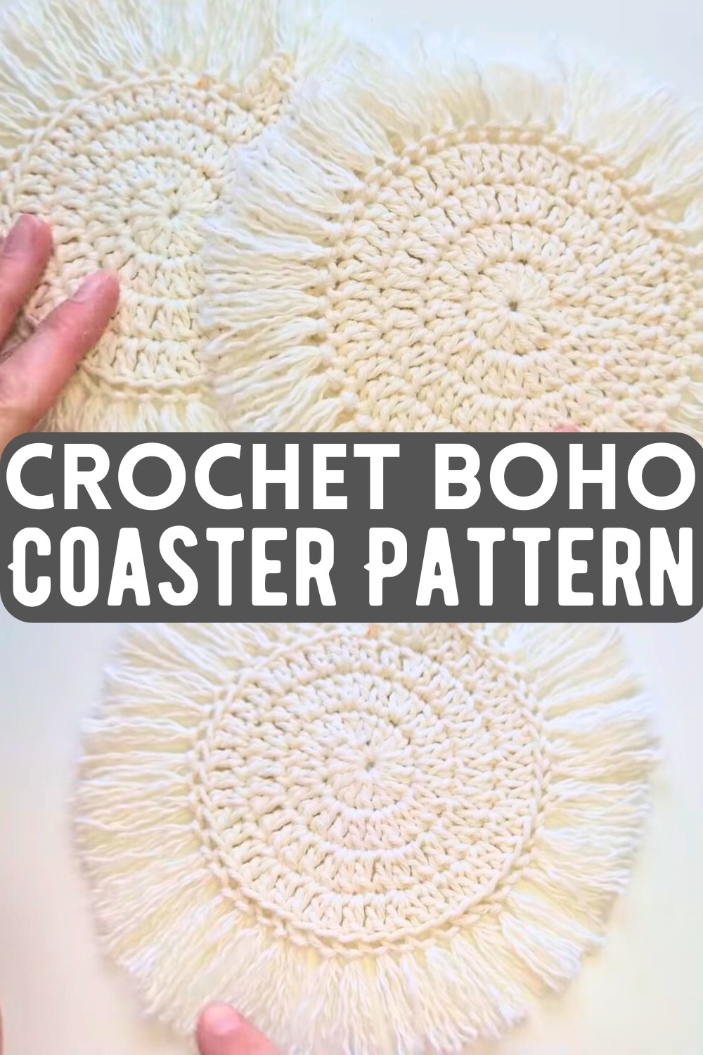 Crochet Boho Coaster Pattern