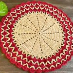 Crochet Cute Round Placemat Pattern (1)