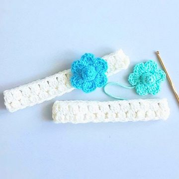 Crochet Easy Baby Headband Pattern (1)