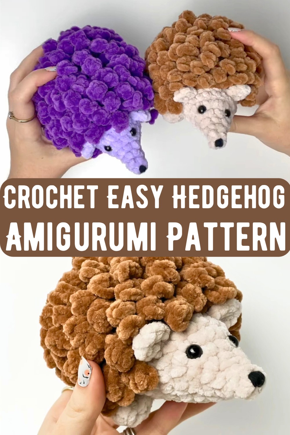 Crochet Easy Hedgehog Amigurumi Pattern