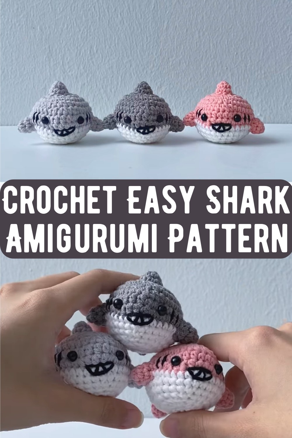 Crochet Easy Shark Amigurumi Pattern