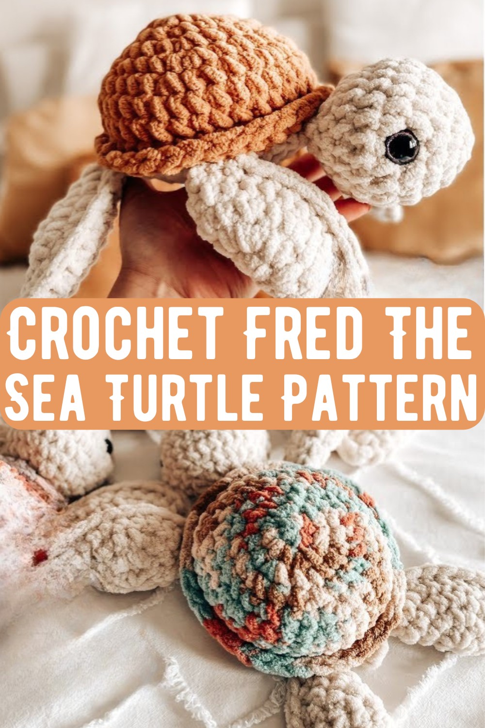 Crochet Fred The Sea Turtle Pattern