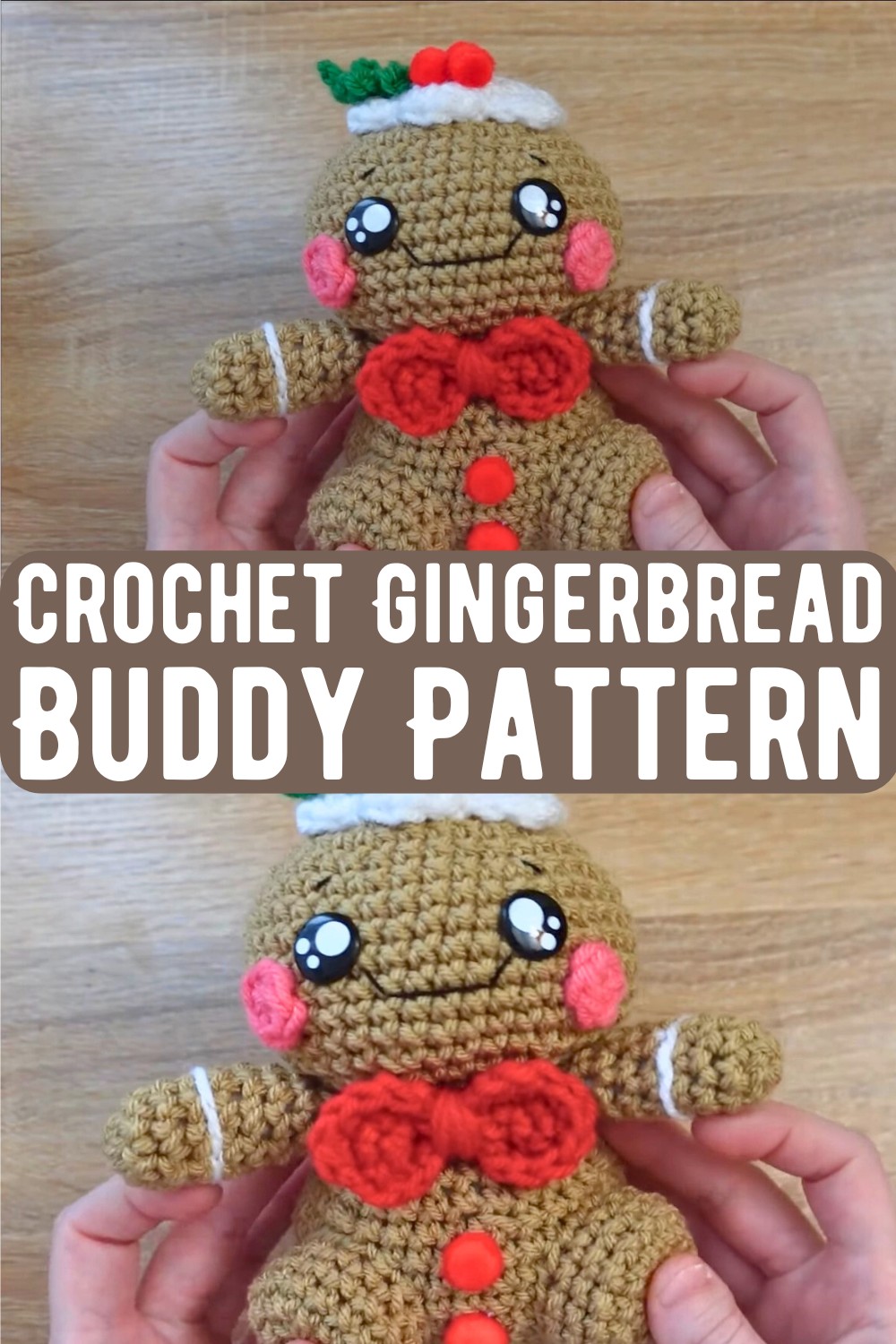 Crochet Gingerbread Buddy Pattern