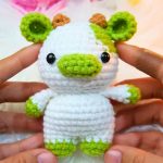 Crochet Mini Cow Amigurumi Pattern (1)