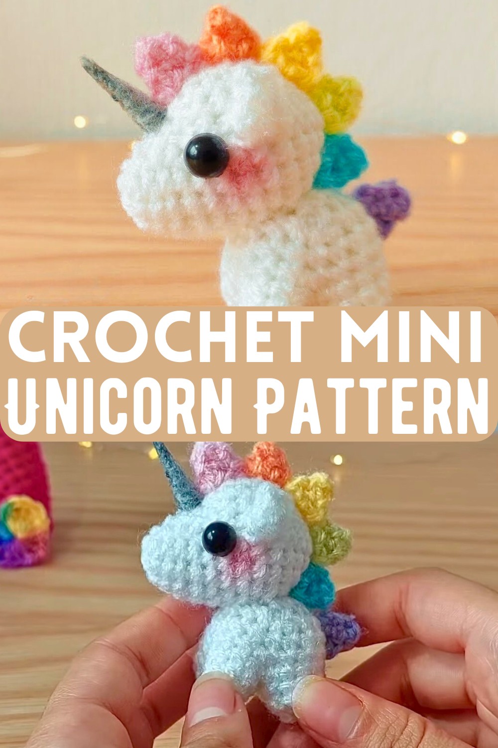 Crochet Mini Unicorn Pattern