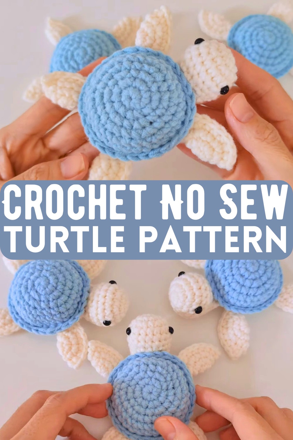 Crochet No Sew Turtle Pattern