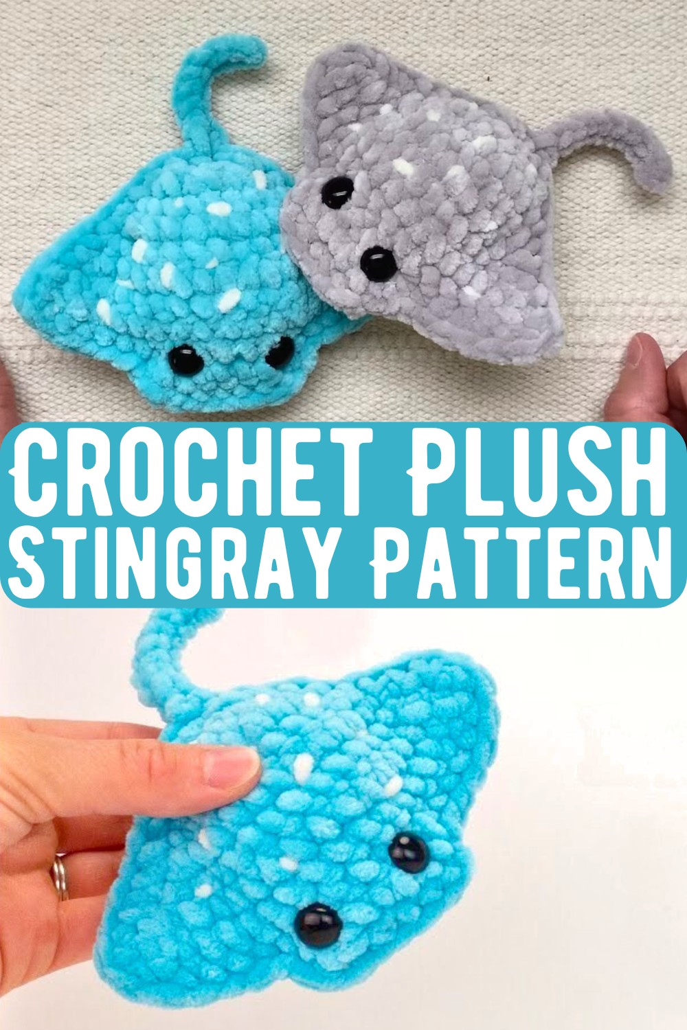 Crochet Plush Stingray Pattern