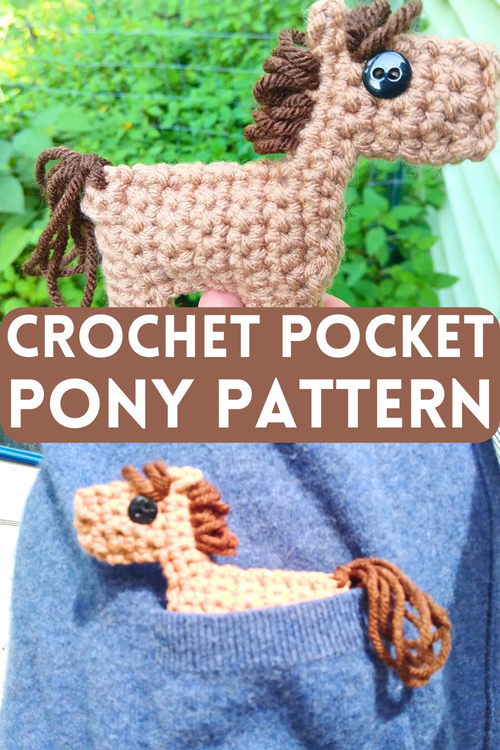 Crochet Pocket Pony Pattern