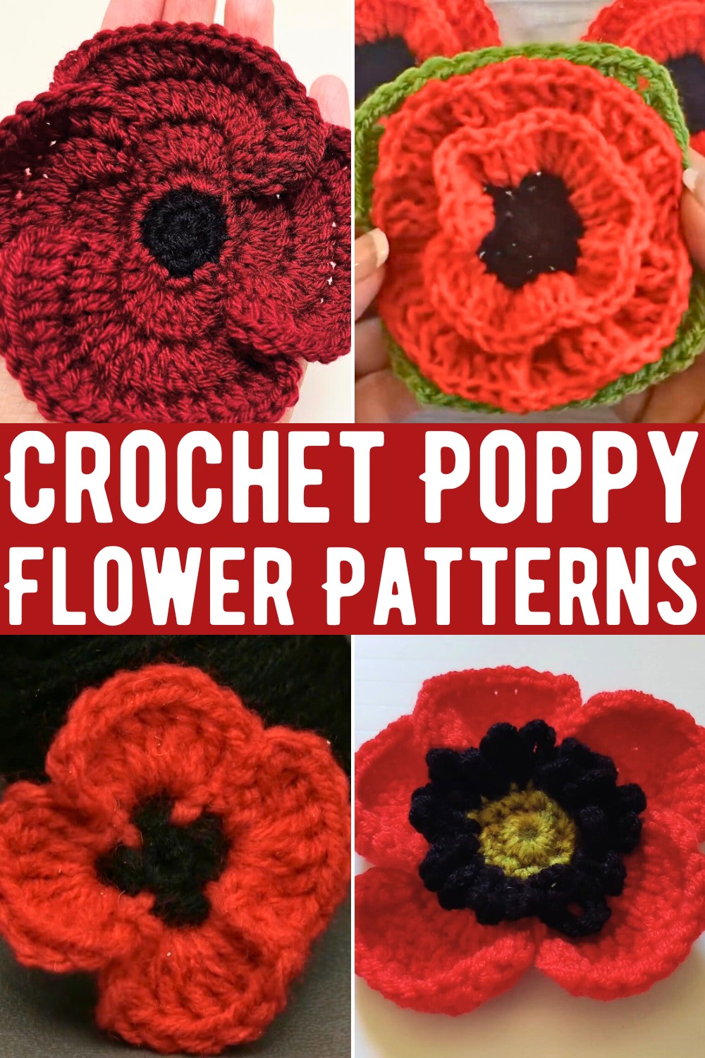 Crochet Poppy Flower Patterns