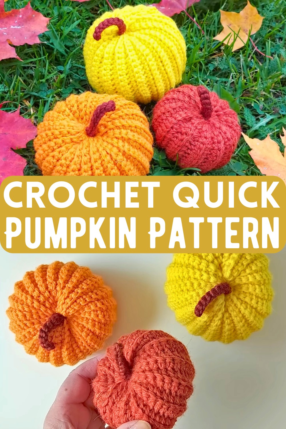 Crochet Quick Pumpkin Pattern