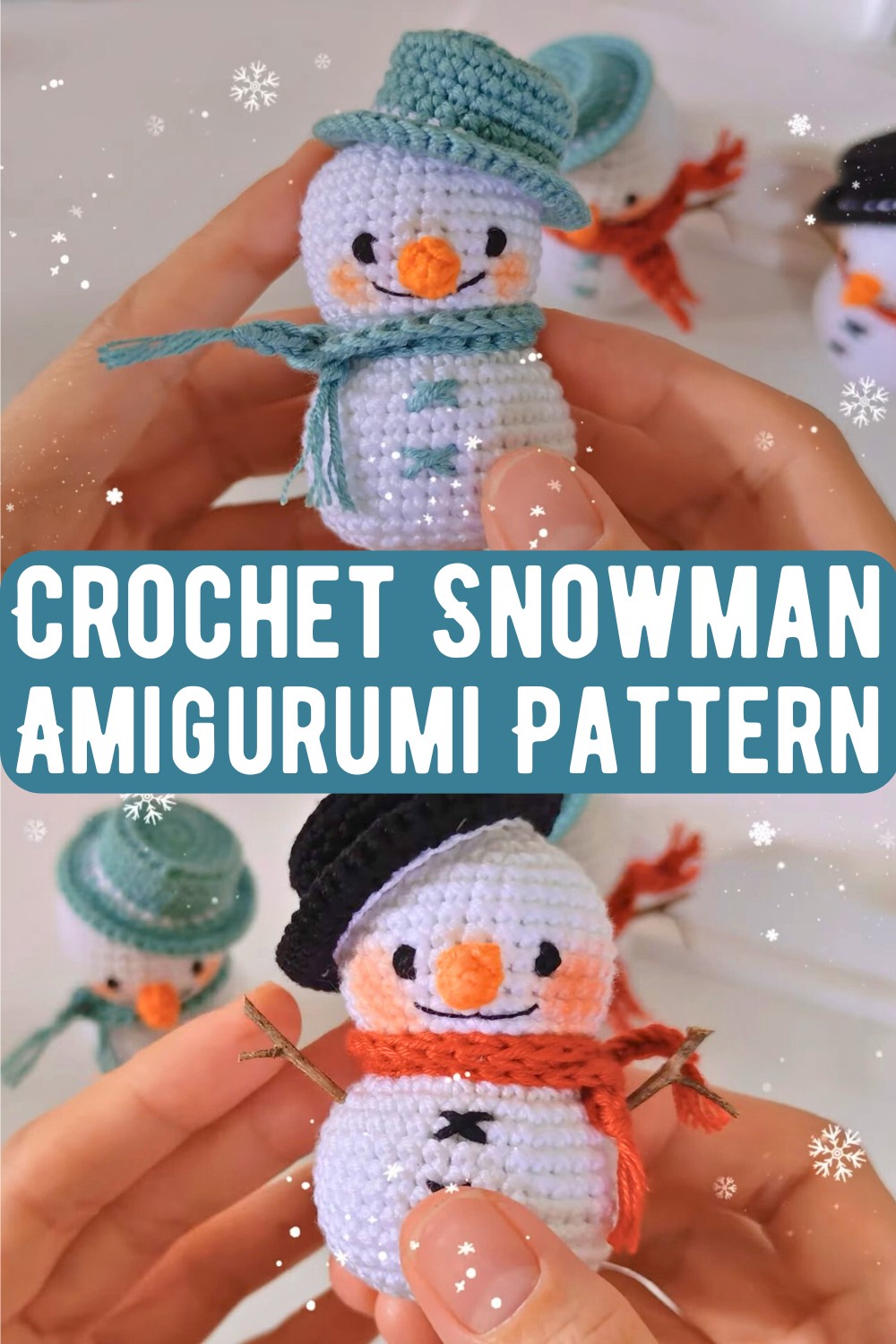 Crochet Snowman Amigurumi Pattern