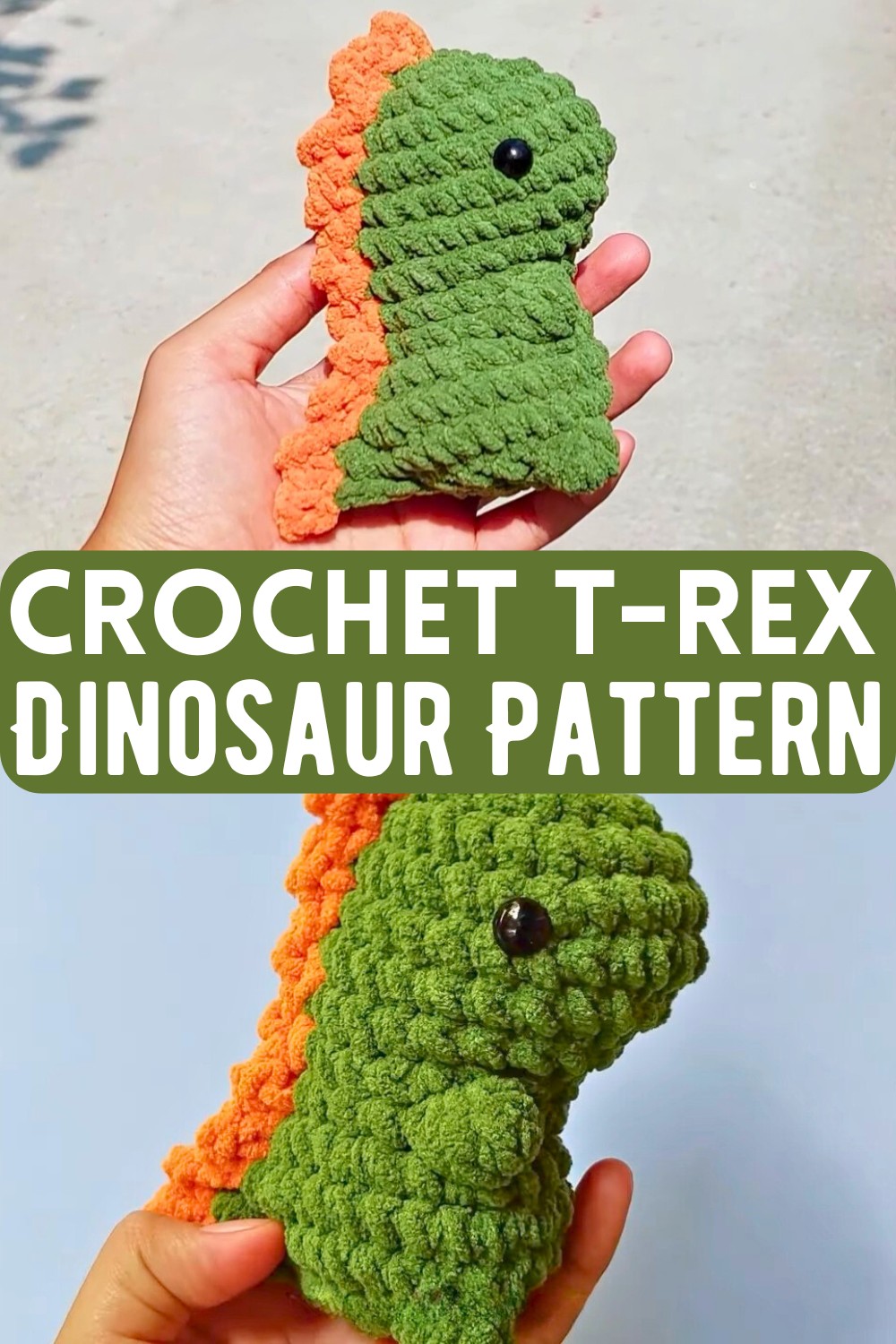 Crochet T-Rex Dinosaur Pattern