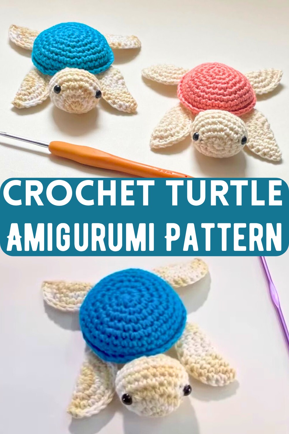 Crochet Turtle Amigurumi Pattern