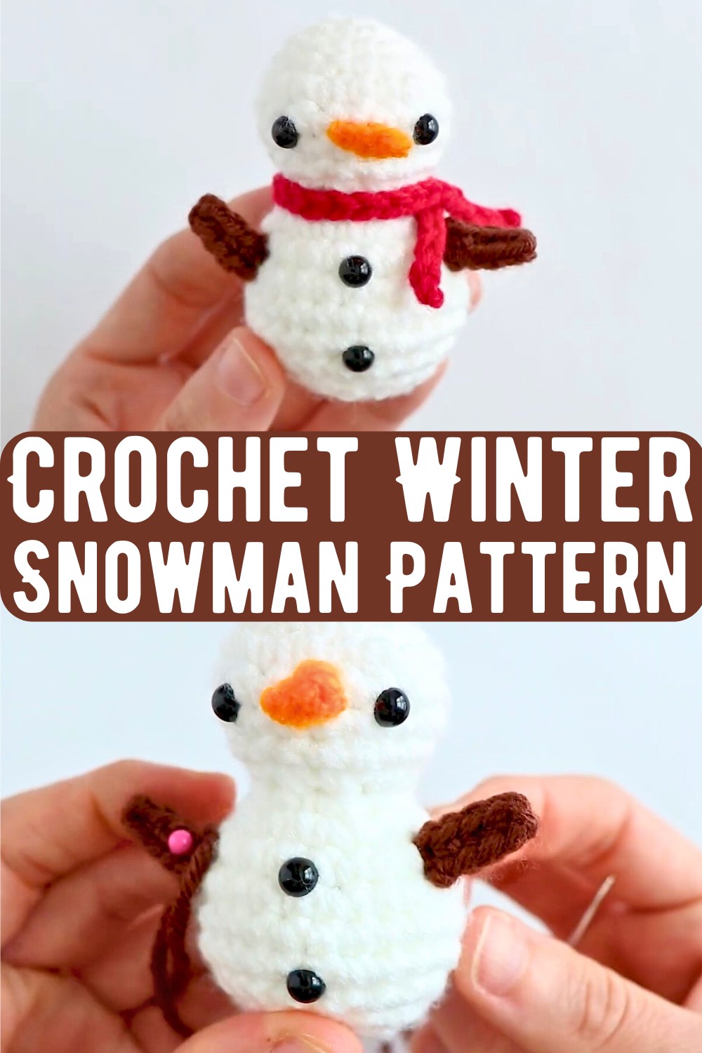 Crochet Winter Snowman Pattern