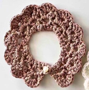 Crochet Wonderful Collar Pattern