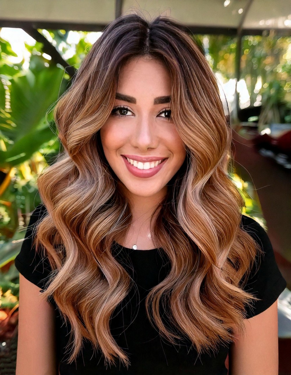 Golden Radiance Balayage