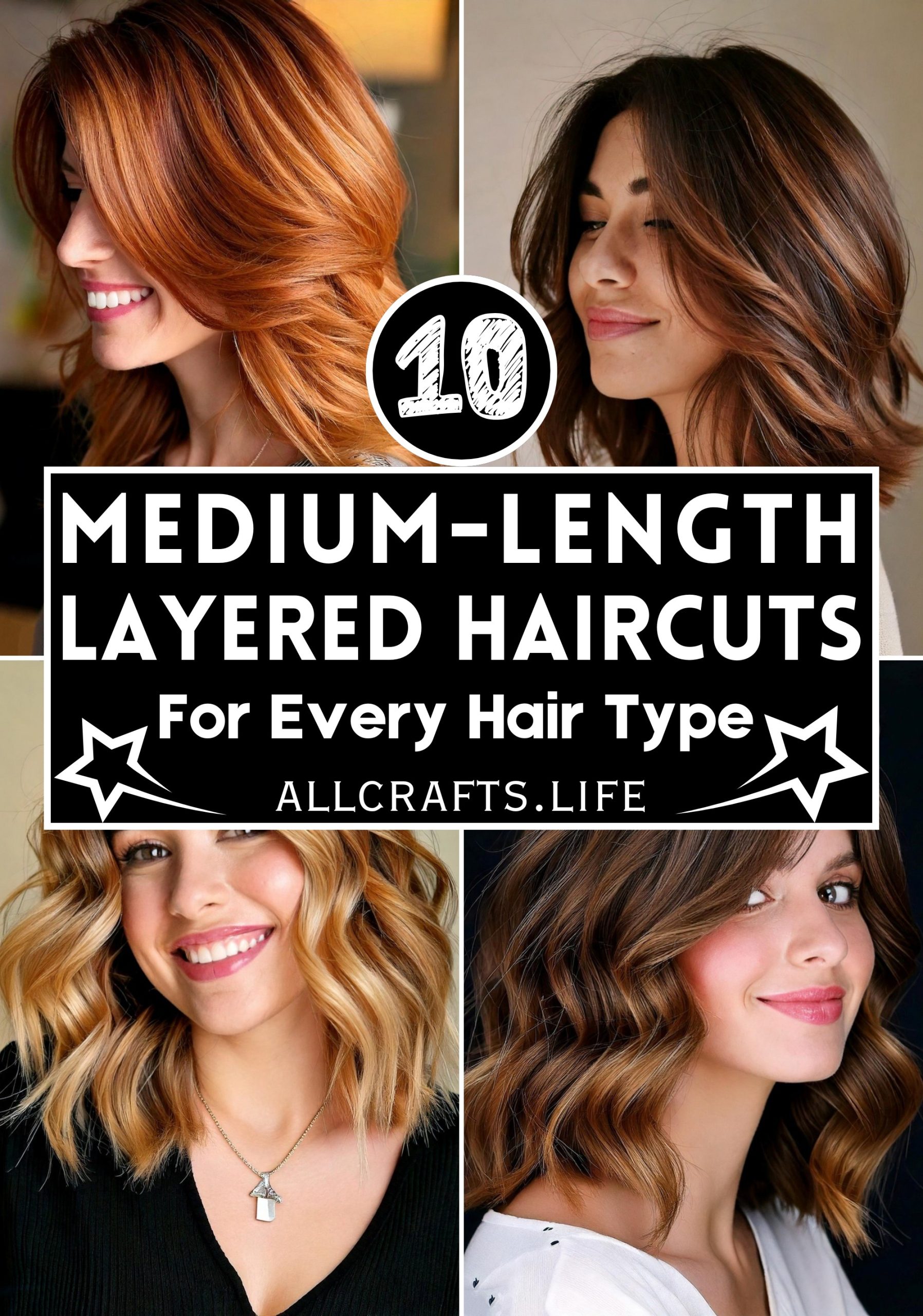 Medium-Length Layered Haircuts