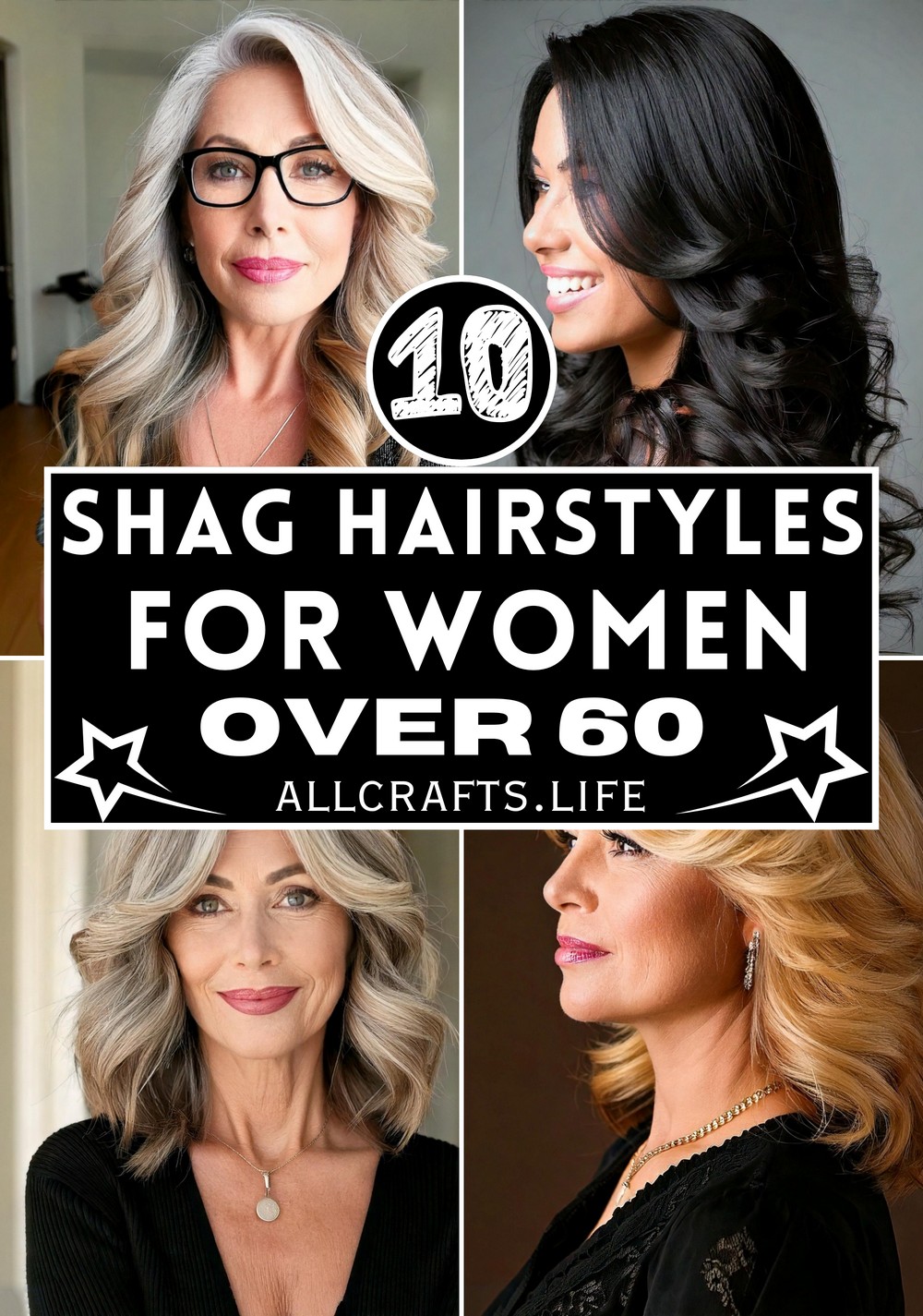 Shag Hairstyles For Women Over 60