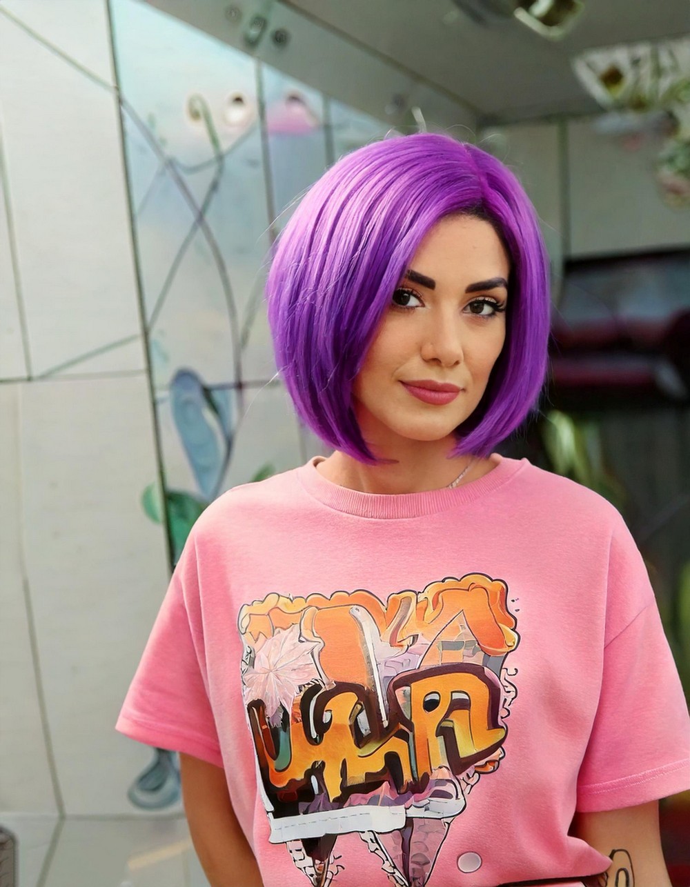 Vibrant Lilac Bob