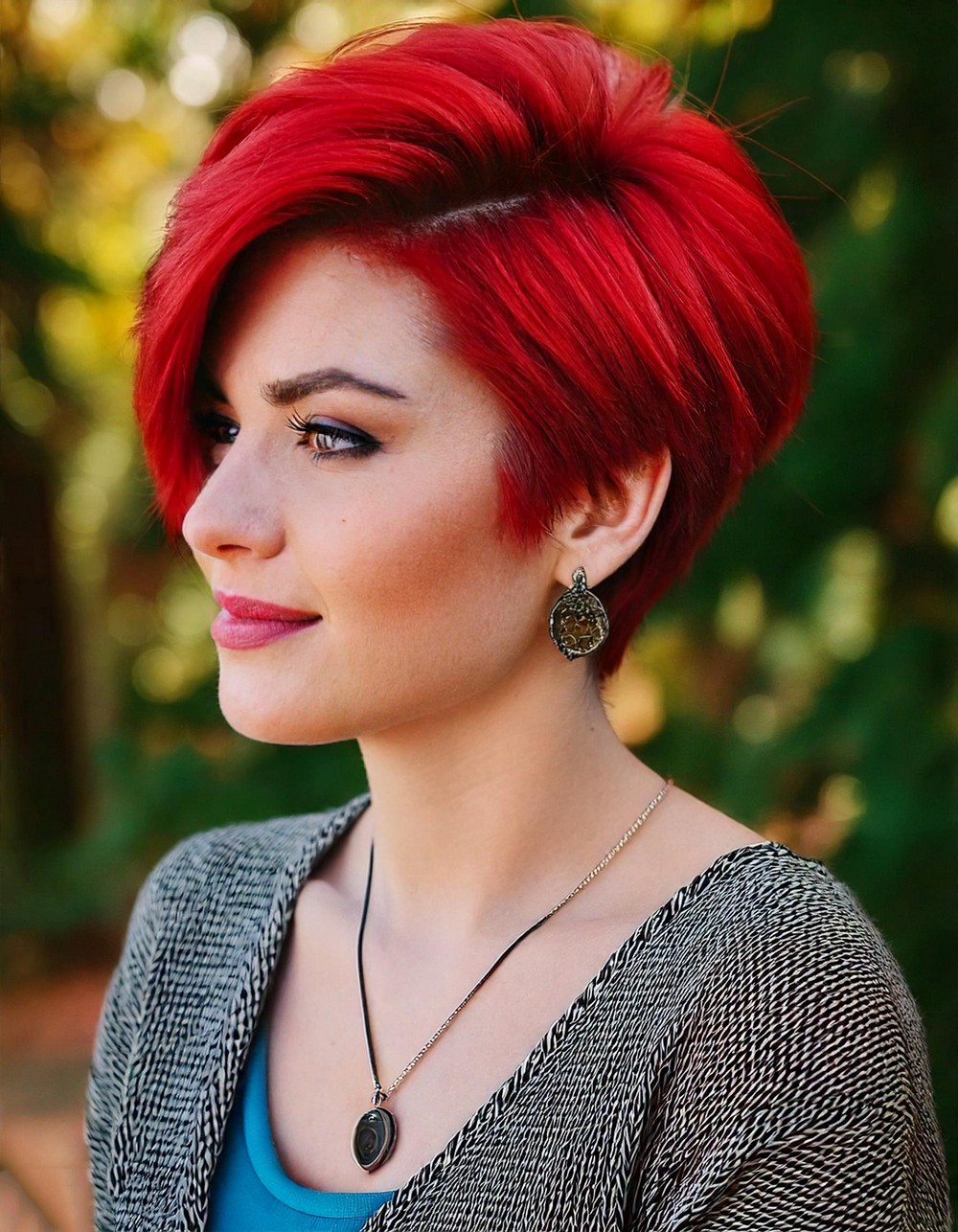 Wild Cherry Pixie Cut