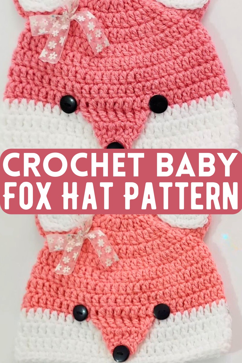 Crochet Baby Fox Hat Pattern