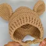 Crochet Bear Baby Bonnet Pattern (1)