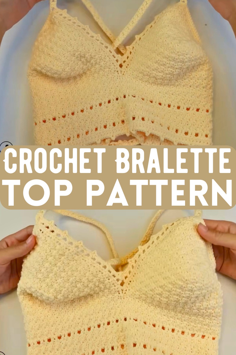 Crochet Bralette Top Pattern