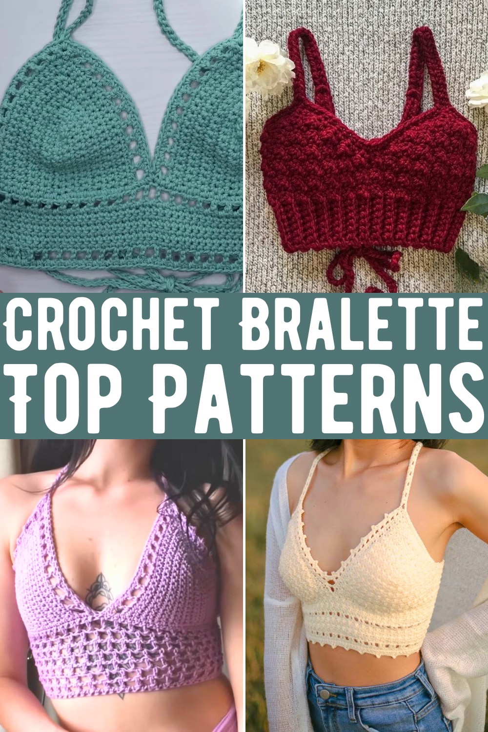 Crochet Bralette Top Patterns