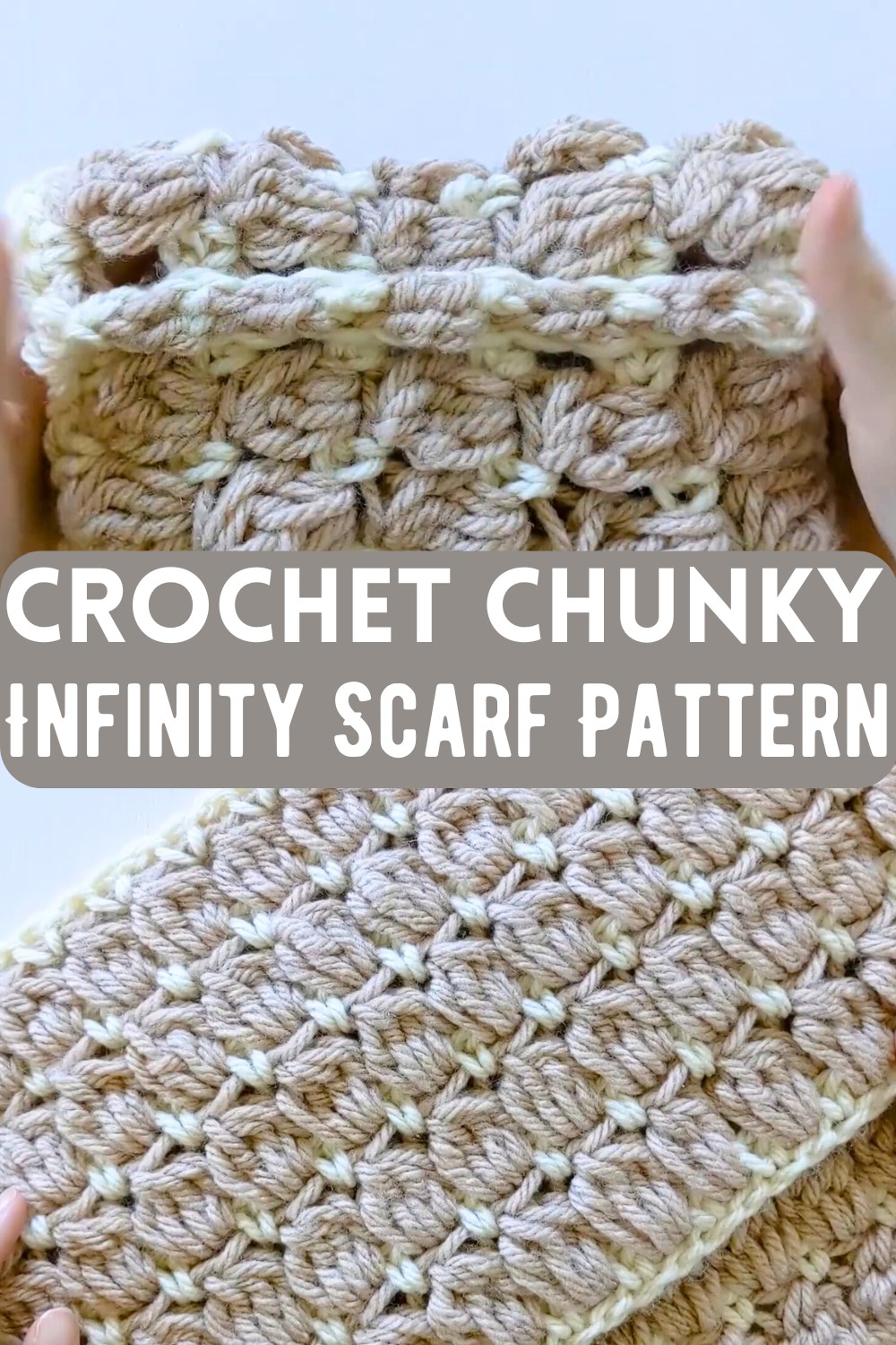 Crochet Chunky Infinity Scarf Pattern