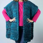 Crochet Chunky Ruana Pattern (1)