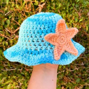 Crochet Cotton Bucket Hat Pattern (1)