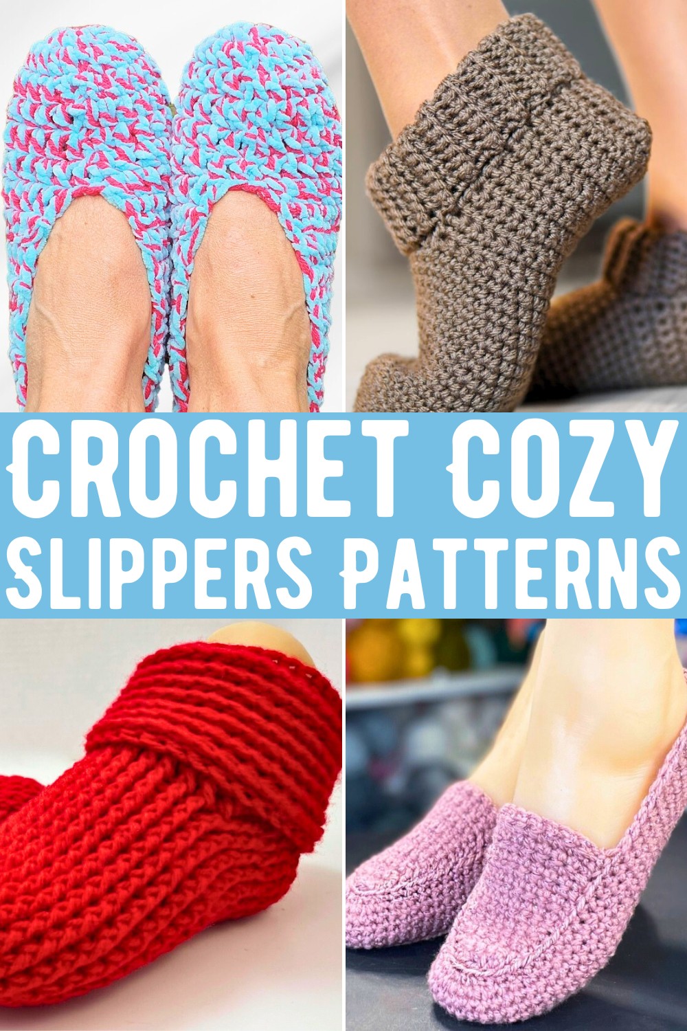 Crochet Cozy Slippers Patterns