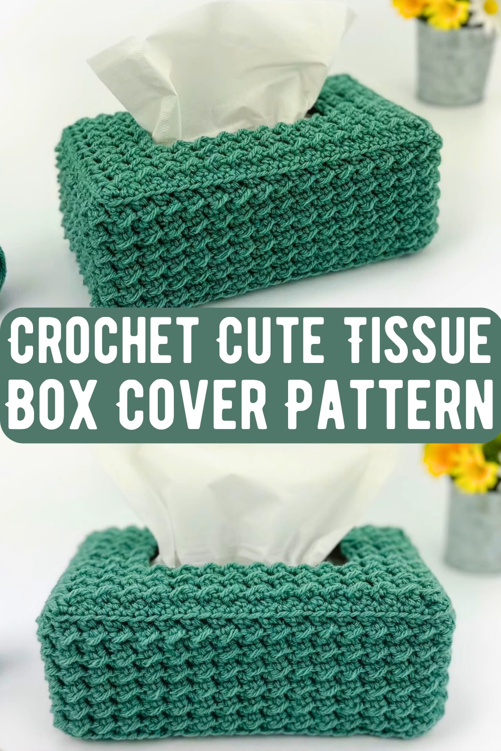 Crochet Cute Tissue Box Cover Pattern