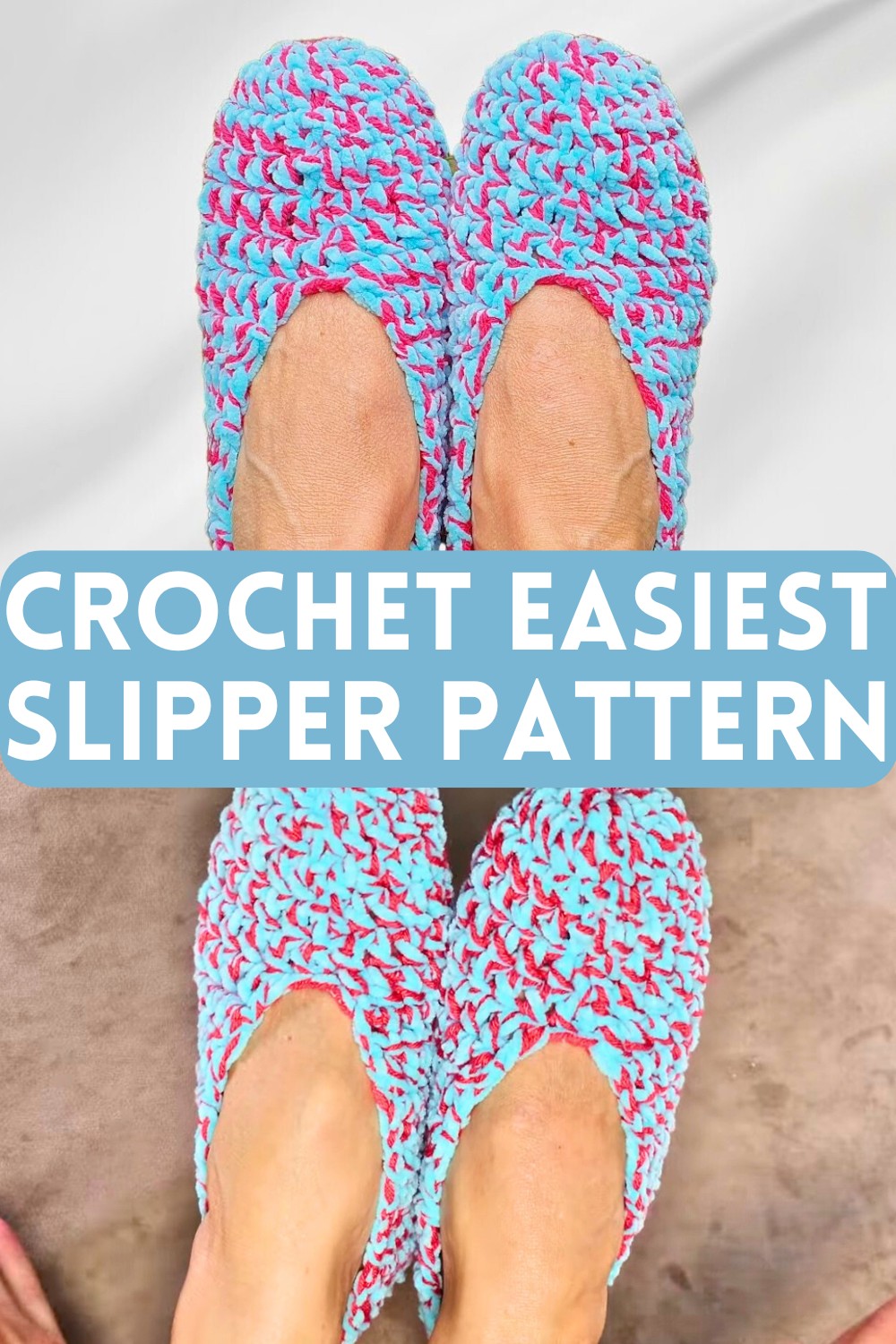 Crochet Easiest Slipper Pattern