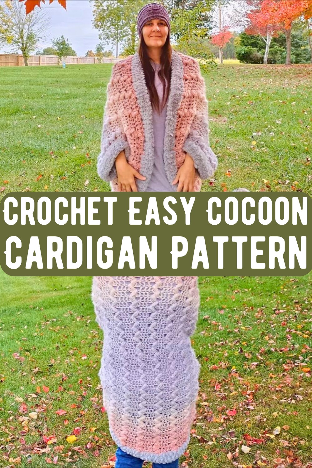 Crochet Easy Cocoon Cardigan Pattern