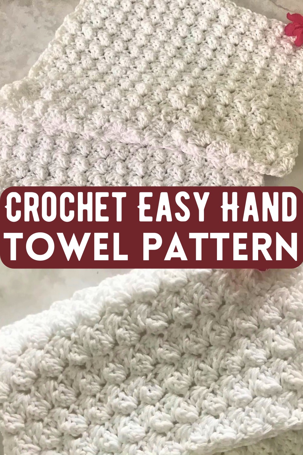 Crochet Easy Hand Towel Pattern