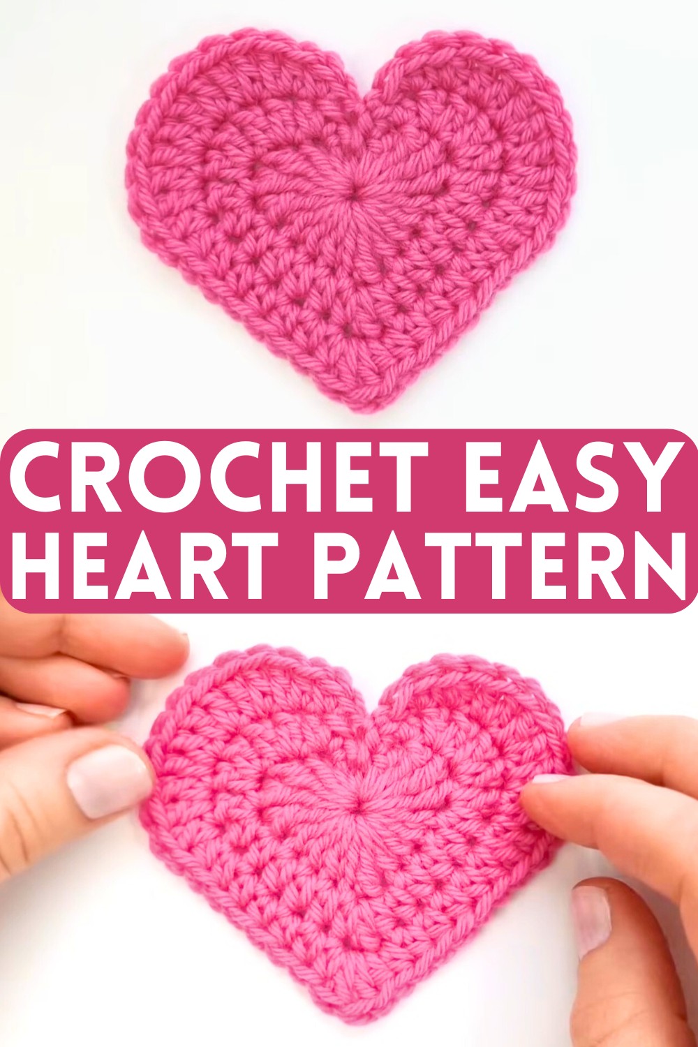 Crochet Easy Heart Pattern