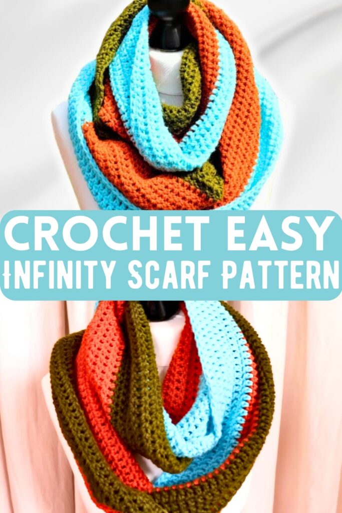 Colorful Crochet Infinity Scarf Patterns For Everyday Style - All Crafts