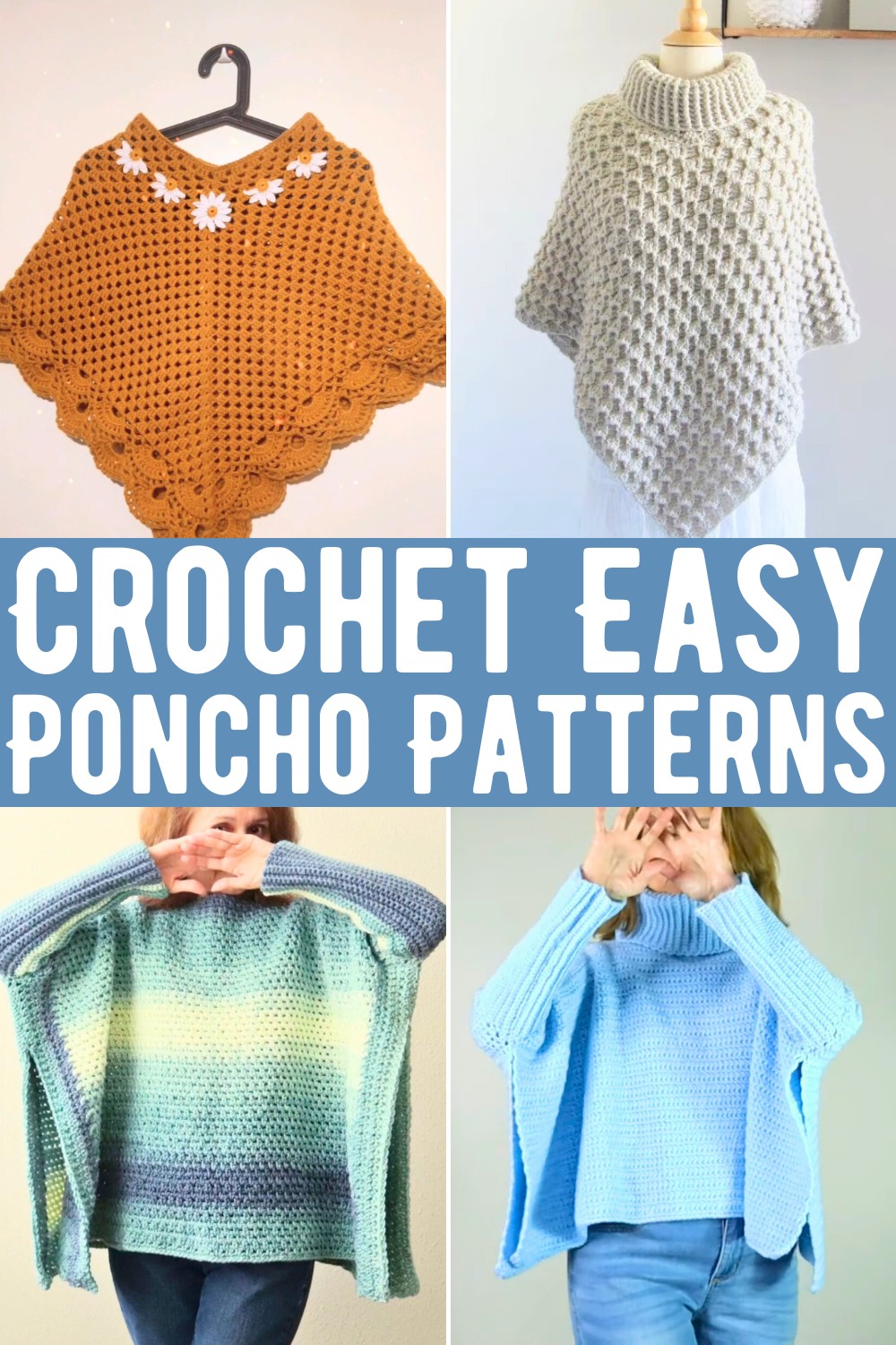 Crochet Easy Poncho Patterns