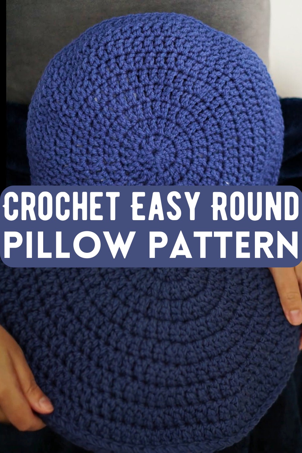 Crochet Easy Round Pillow Pattern