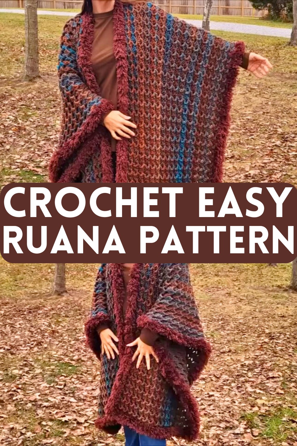 Crochet Easy Ruana Pattern