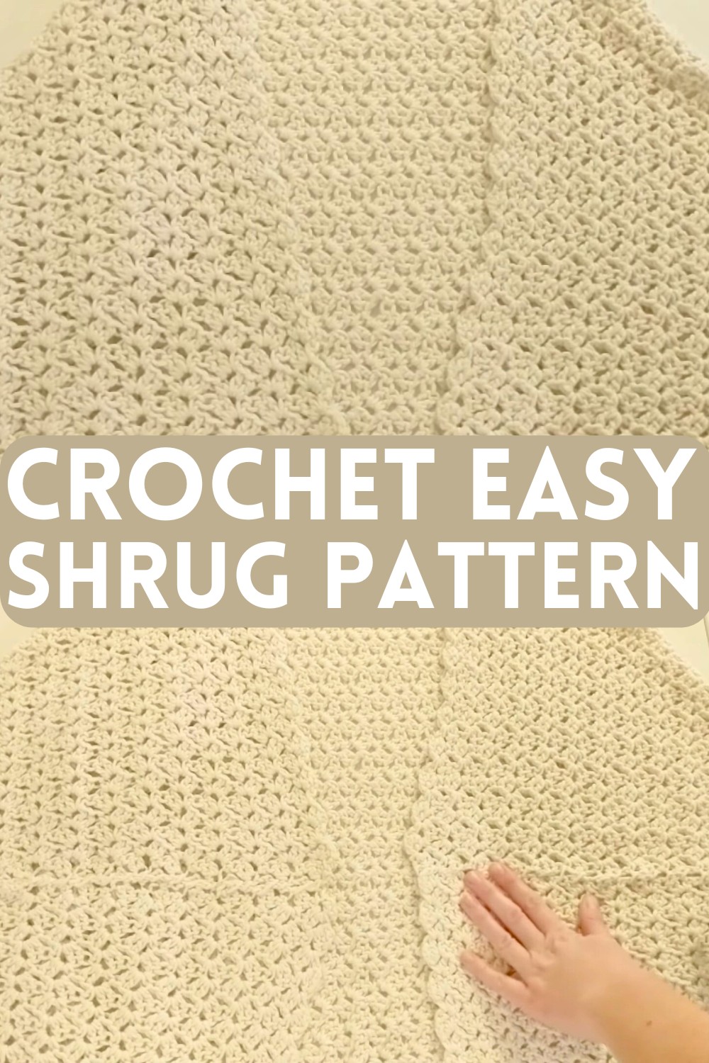 Crochet Easy Shrug Pattern