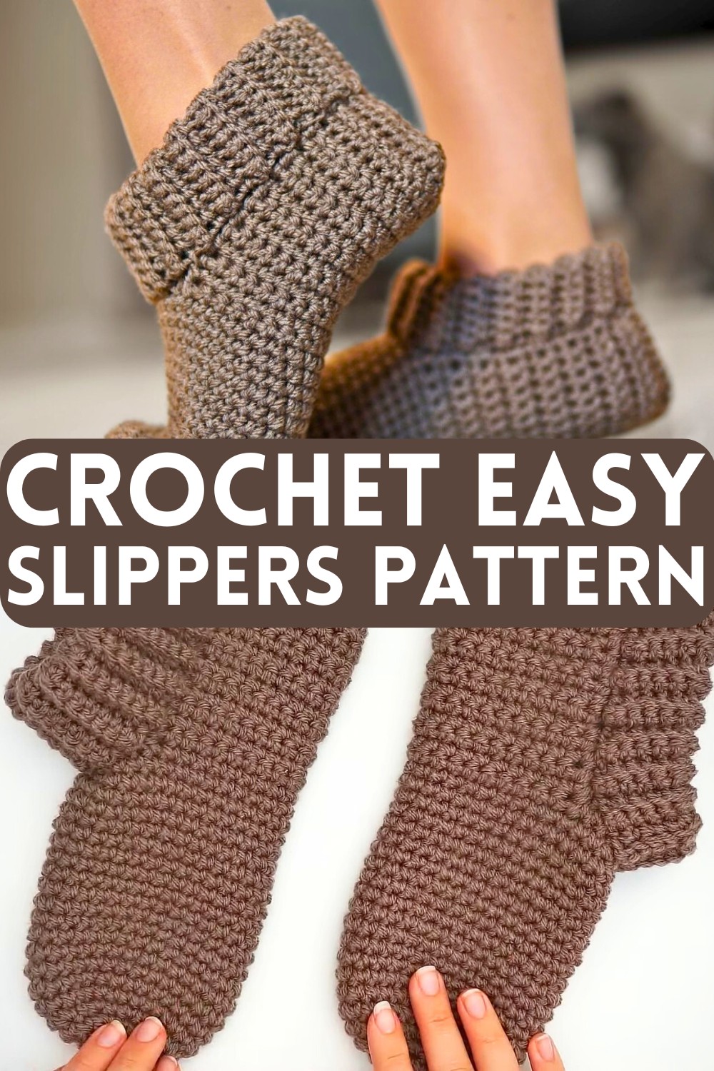 Crochet Easy Slippers Pattern