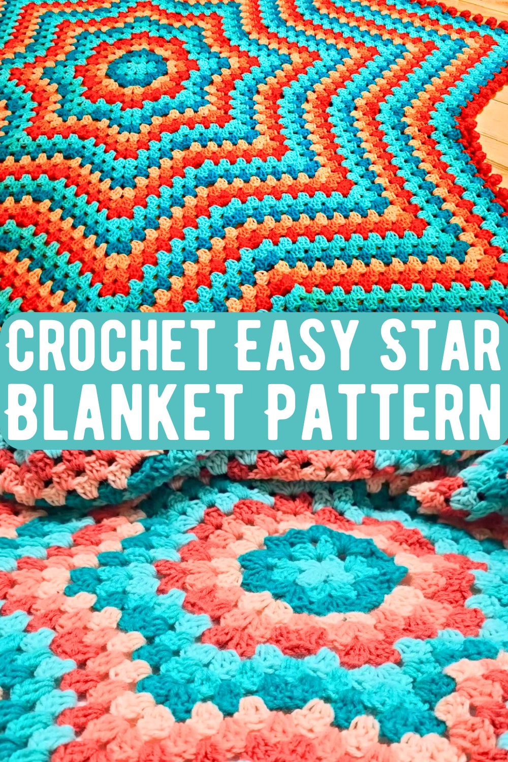 Crochet Easy Star Blanket Pattern