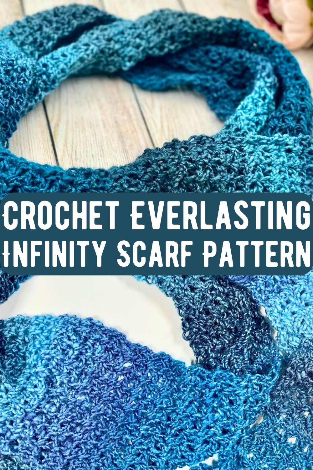 Crochet Everlasting Infinity Scarf Pattern