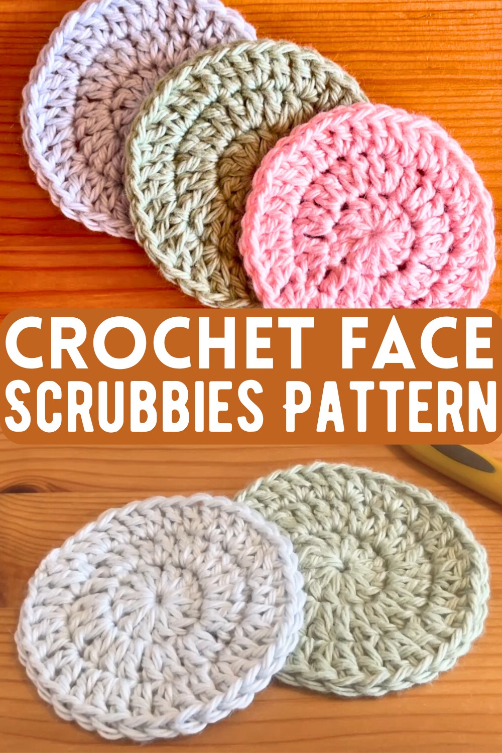 Crochet Face Scrubbies Pattern