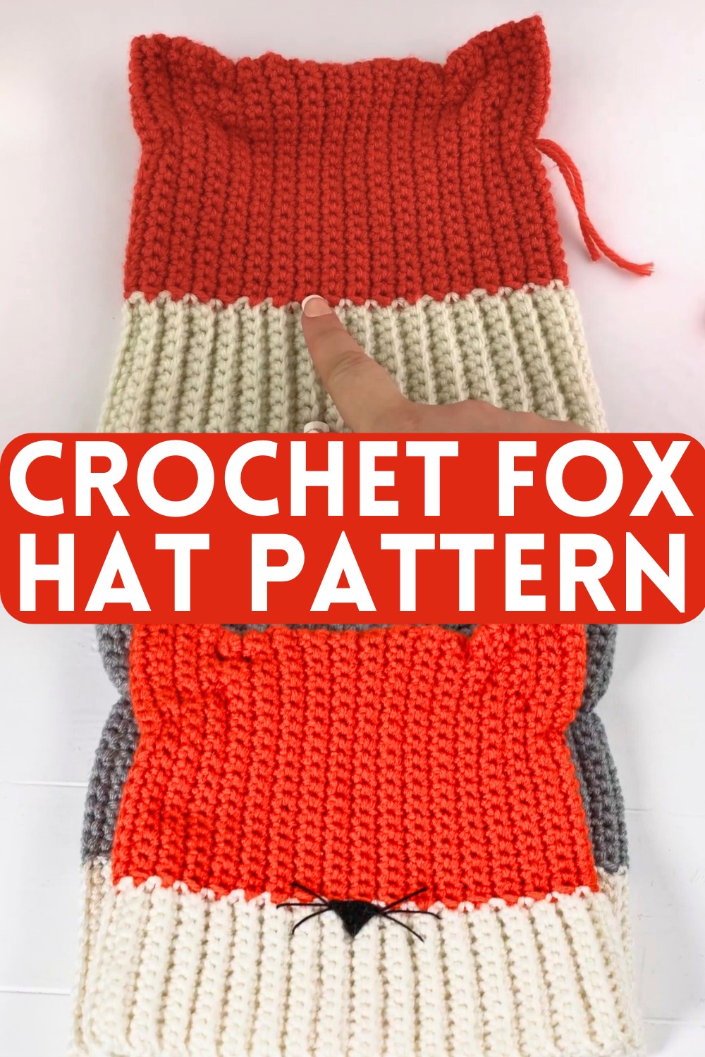 Crochet Fox Hat Pattern