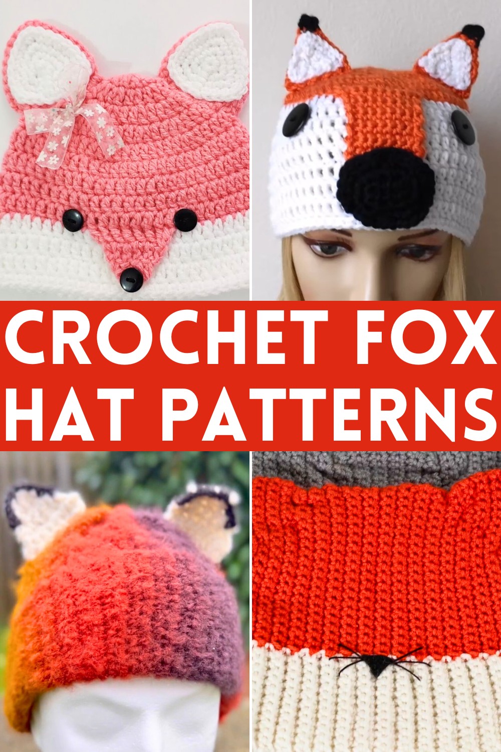 Crochet Fox Hat Patterns